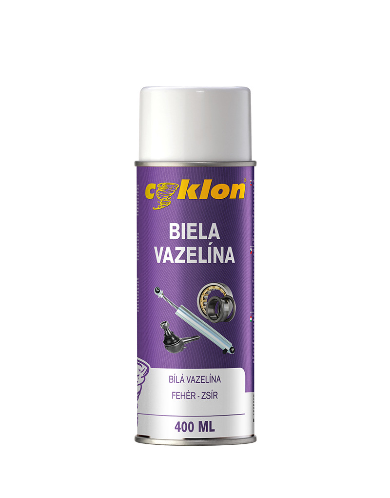 bílá lithiová vazelína - sprej 400ml CYKLON